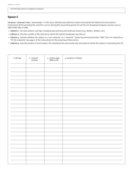 Form SC Statement of Account for Secondary Transmissions by Satellite Carriers of Distant Television Signals, Page 3