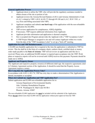Voluntary Remediation Program Application - Arizona, Page 2