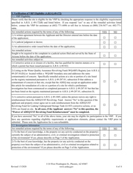 Voluntary Remediation Program Application - Arizona, Page 6