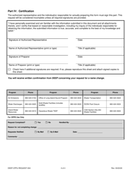 Form DEEP-CPPU-REQUEST-004 Request to Change Company/Individual Name - Connecticut, Page 4