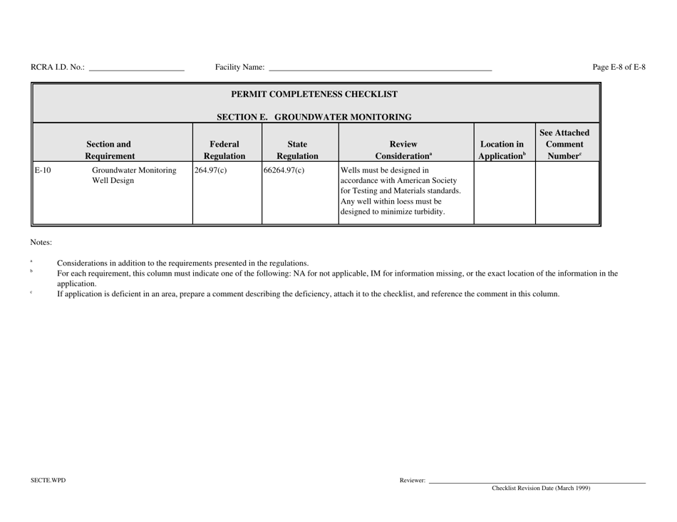 Part B Rcra Hazardous Waste Permit Application - California, Page 103
