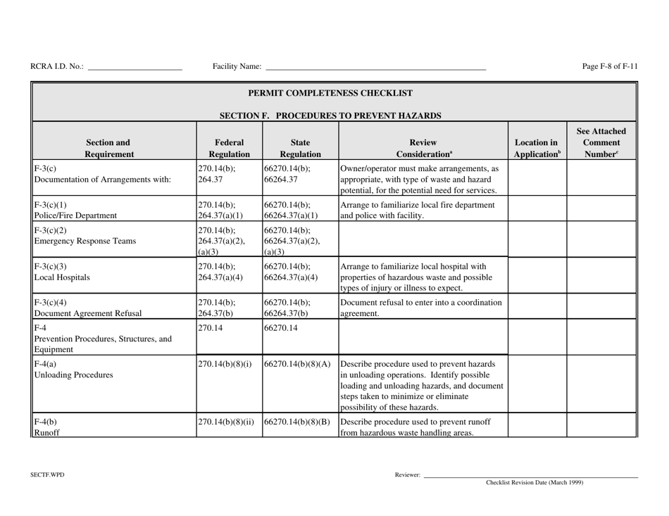 Part B Rcra Hazardous Waste Permit Application - California, Page 111
