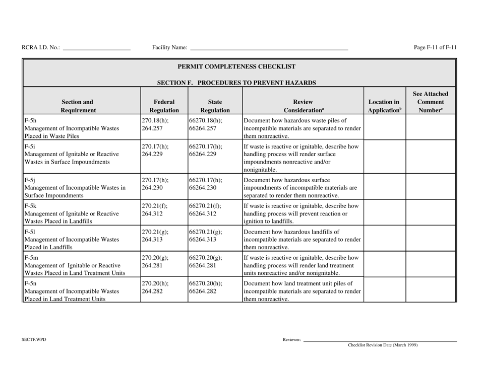Part B Rcra Hazardous Waste Permit Application - California, Page 114