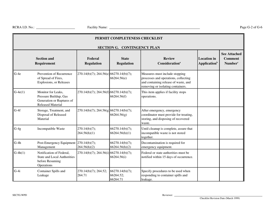 Part B Rcra Hazardous Waste Permit Application - California, Page 117