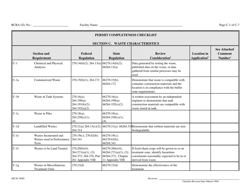 Part B Rcra Hazardous Waste Permit Application - California, Page 11