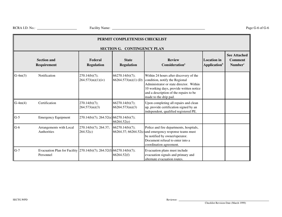 Part B Rcra Hazardous Waste Permit Application - California, Page 121