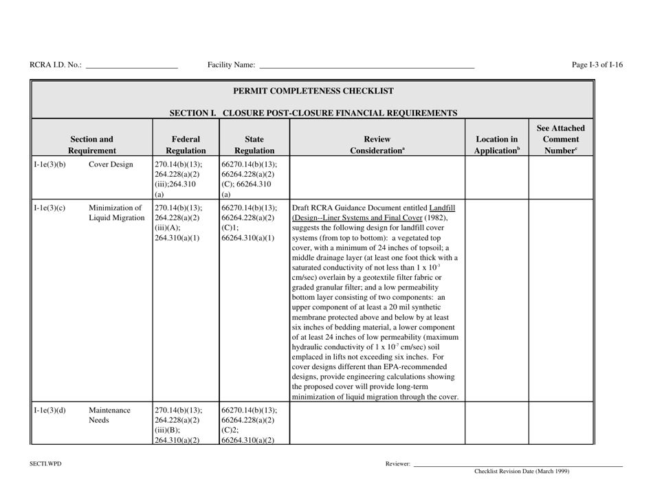 Part B Rcra Hazardous Waste Permit Application - California, Page 126