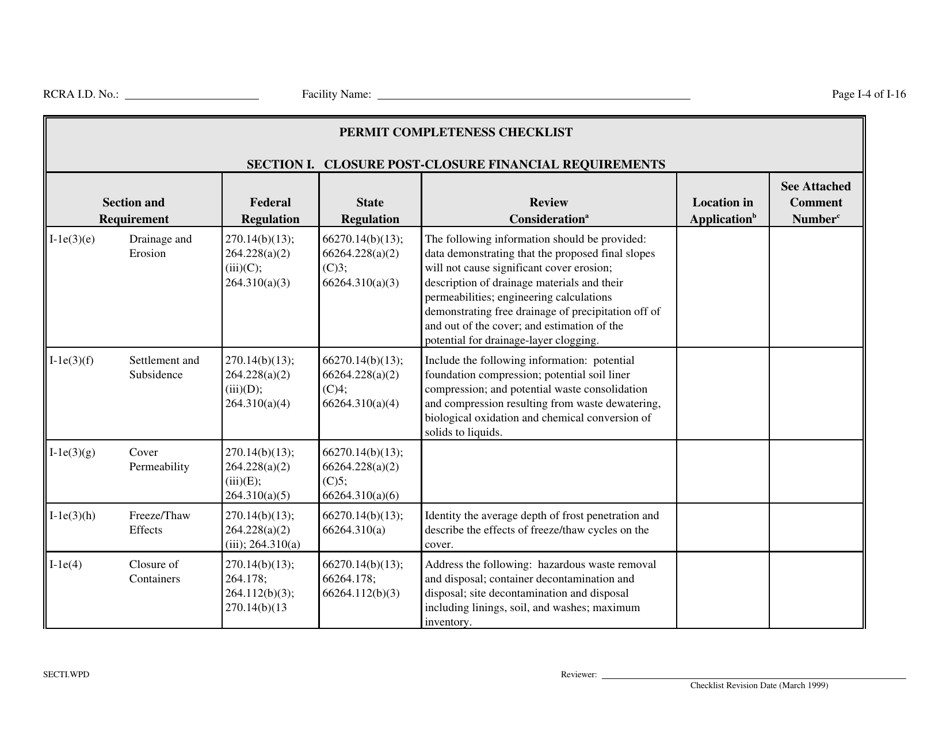 Part B Rcra Hazardous Waste Permit Application - California, Page 127
