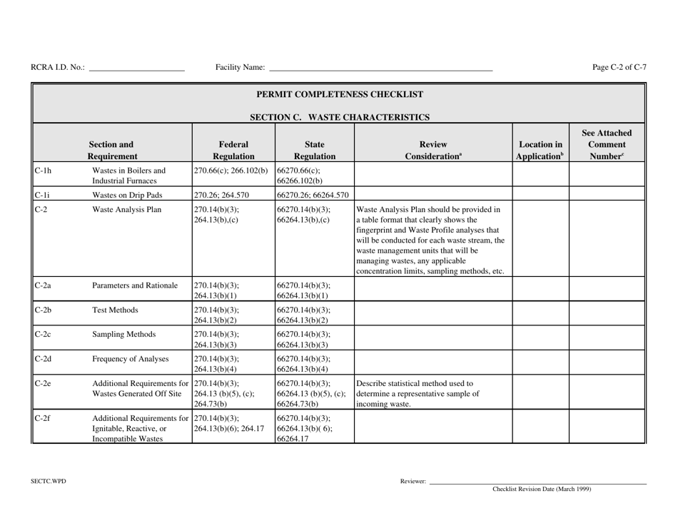 Part B Rcra Hazardous Waste Permit Application - California, Page 12