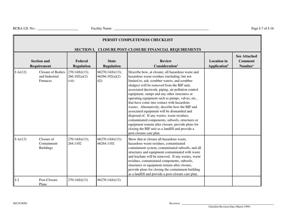 Part B Rcra Hazardous Waste Permit Application - California, Page 130