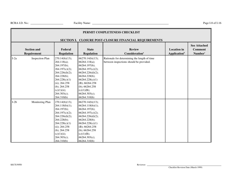 Part B Rcra Hazardous Waste Permit Application - California, Page 131