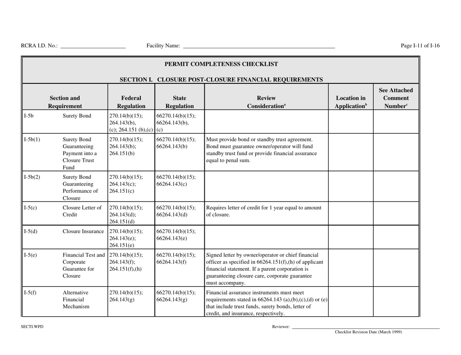 Part B Rcra Hazardous Waste Permit Application - California, Page 134