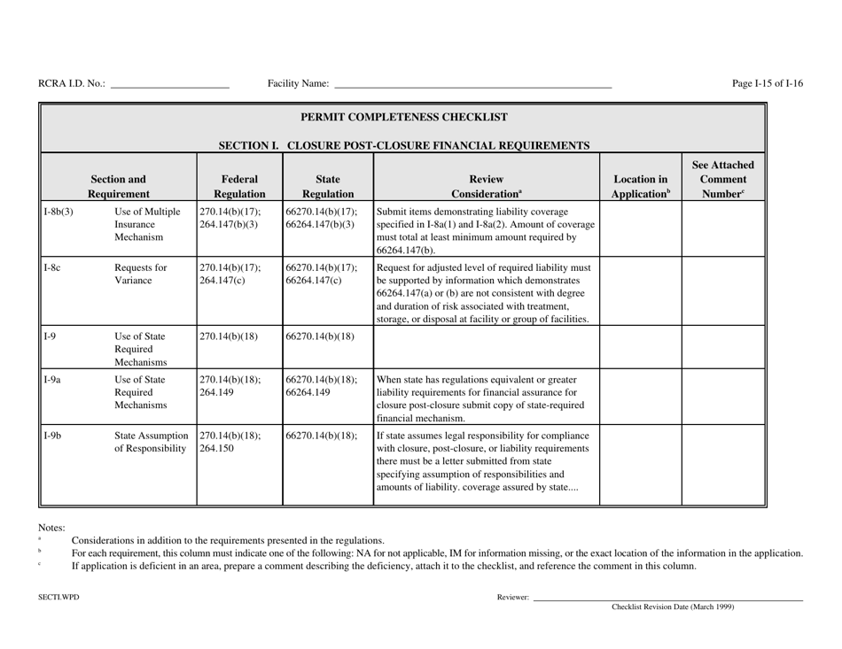Part B Rcra Hazardous Waste Permit Application - California, Page 138
