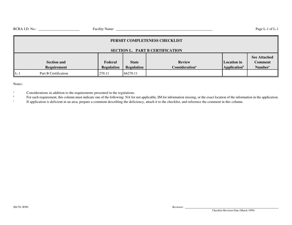 Part B Rcra Hazardous Waste Permit Application - California, Page 141