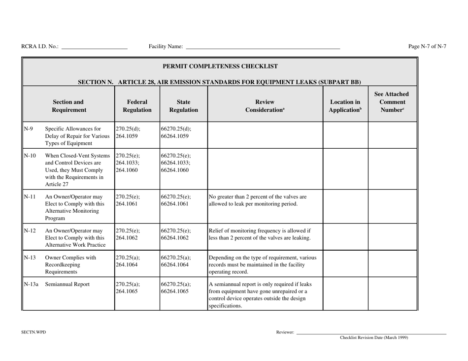 Part B Rcra Hazardous Waste Permit Application - California, Page 156