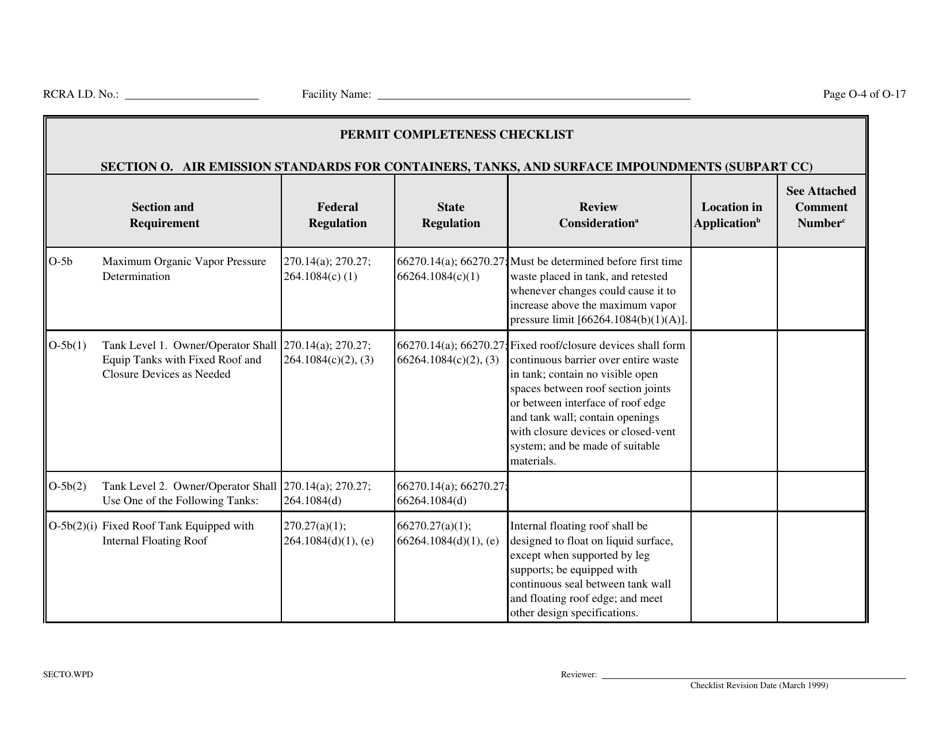Part B Rcra Hazardous Waste Permit Application - California, Page 161