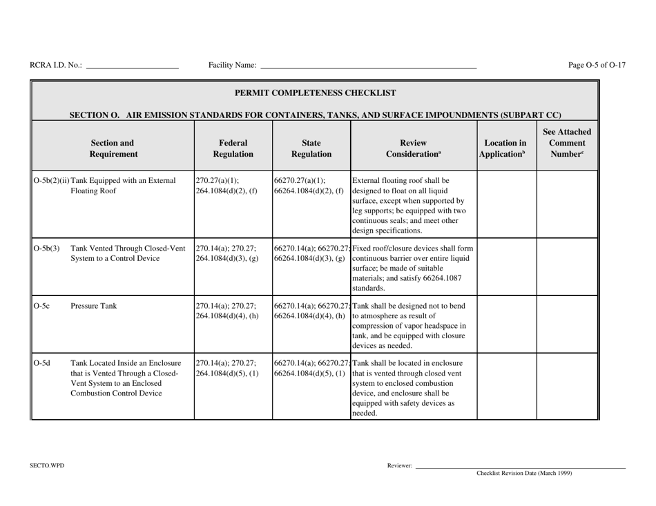 Part B Rcra Hazardous Waste Permit Application - California, Page 162