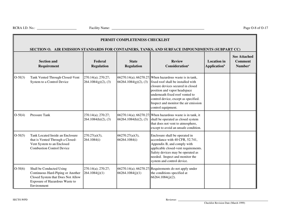 Part B Rcra Hazardous Waste Permit Application - California, Page 165