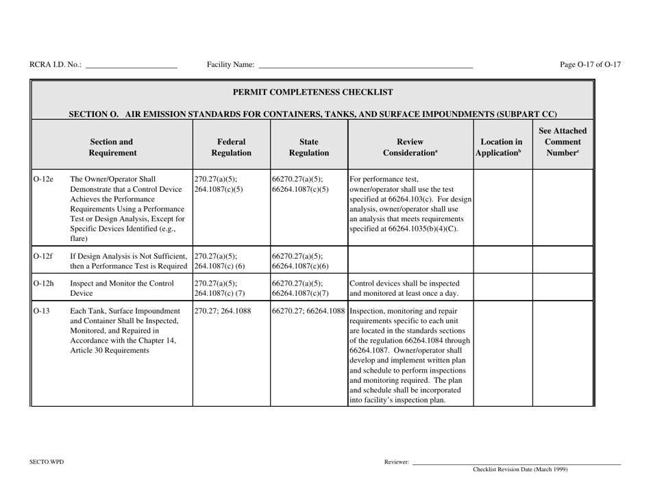 Part B Rcra Hazardous Waste Permit Application - California, Page 174