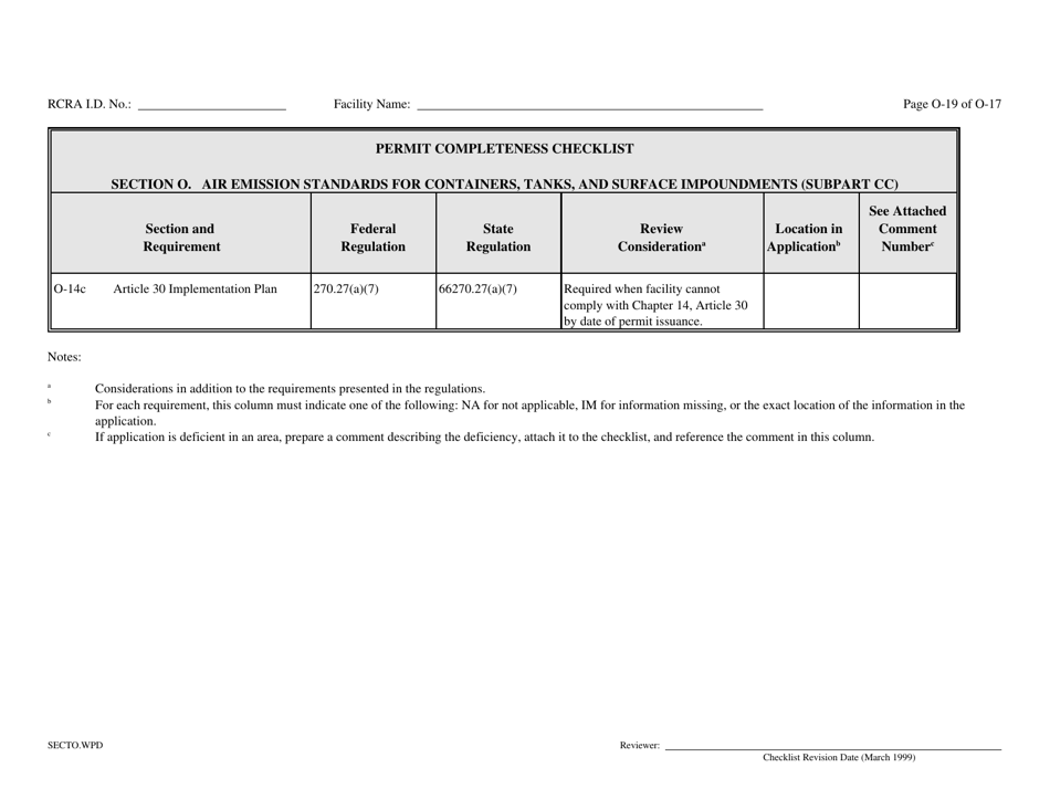 Part B Rcra Hazardous Waste Permit Application - California, Page 176