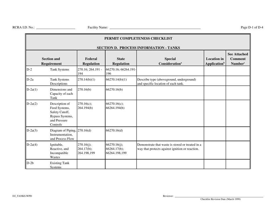 Part B Rcra Hazardous Waste Permit Application - California, Page 20