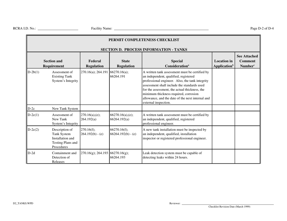 Part B Rcra Hazardous Waste Permit Application - California, Page 21