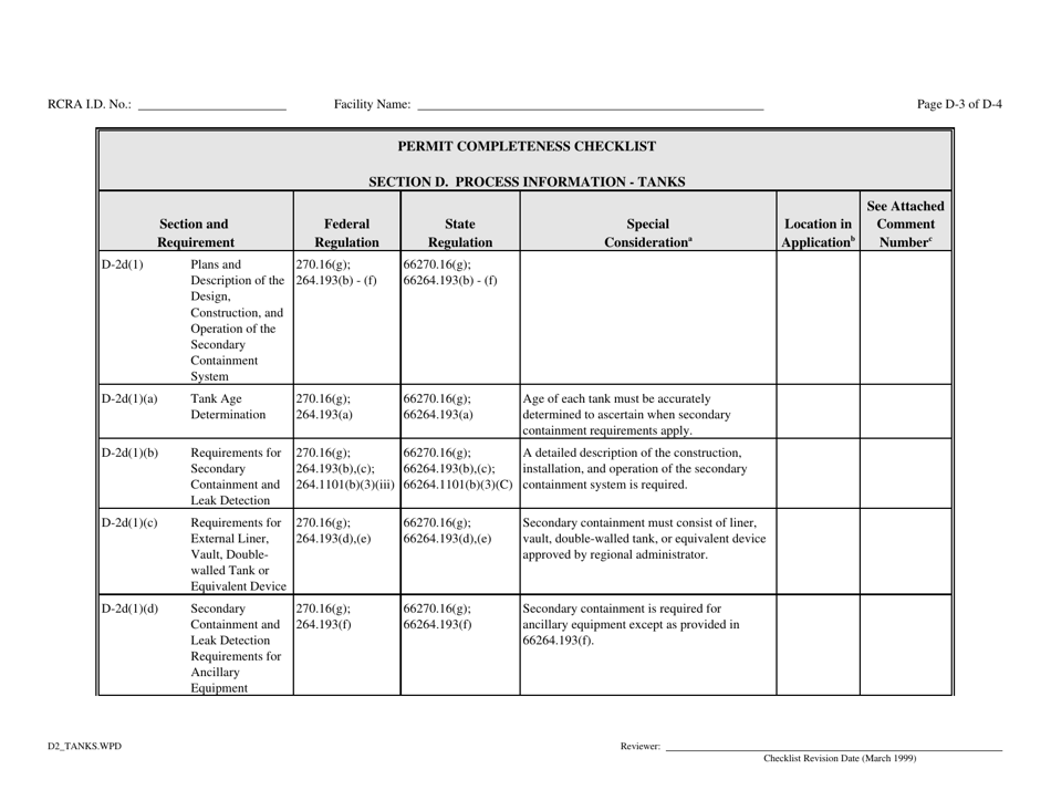 Part B Rcra Hazardous Waste Permit Application - California, Page 22