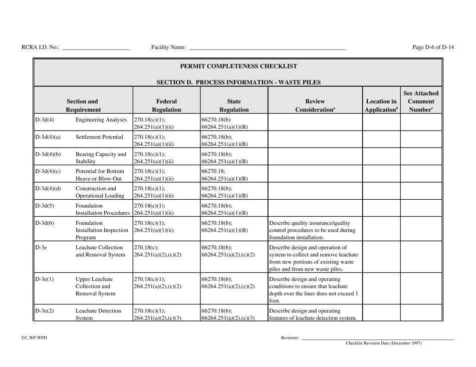 Part B Rcra Hazardous Waste Permit Application - California, Page 30