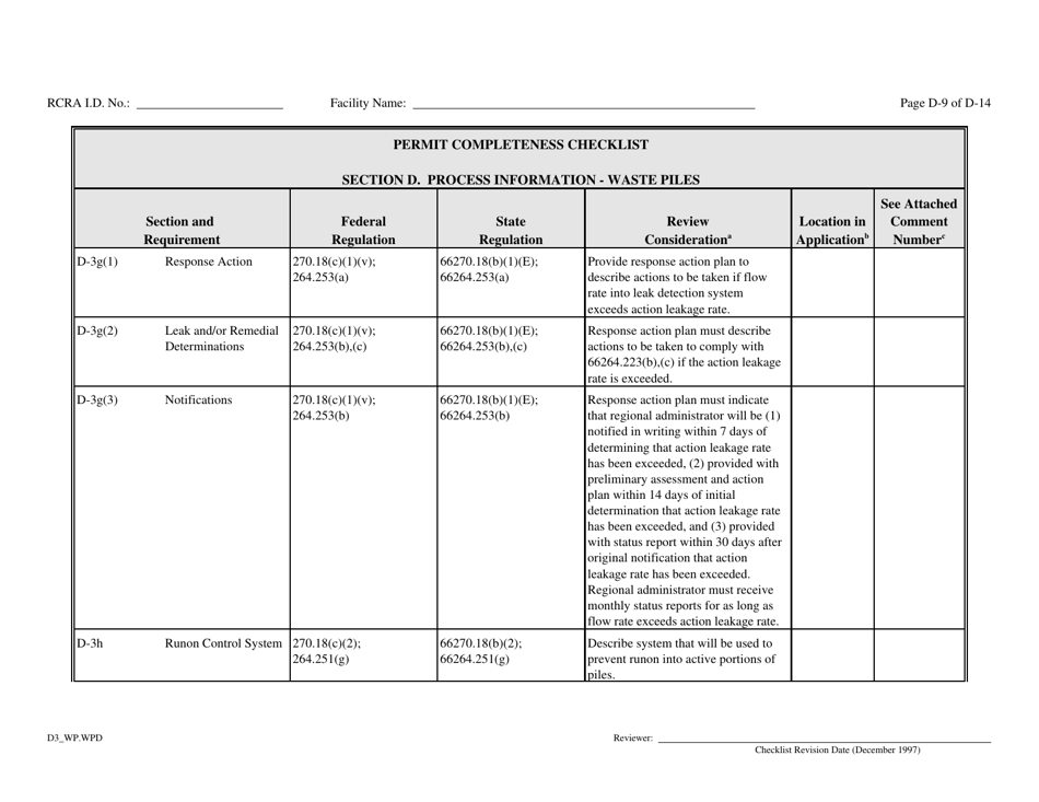 Part B Rcra Hazardous Waste Permit Application - California, Page 33