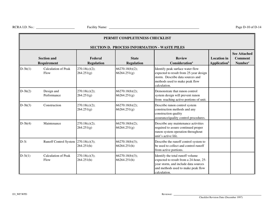Part B Rcra Hazardous Waste Permit Application - California, Page 34