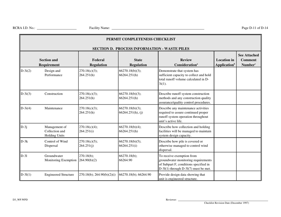 Part B Rcra Hazardous Waste Permit Application - California, Page 35