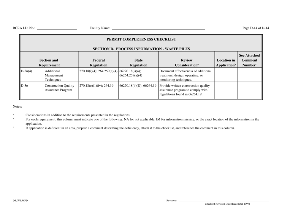 Part B Rcra Hazardous Waste Permit Application - California, Page 38