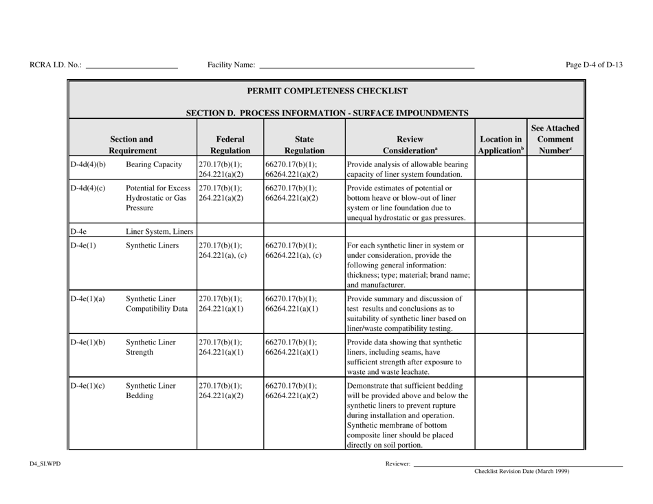 Part B Rcra Hazardous Waste Permit Application - California, Page 42