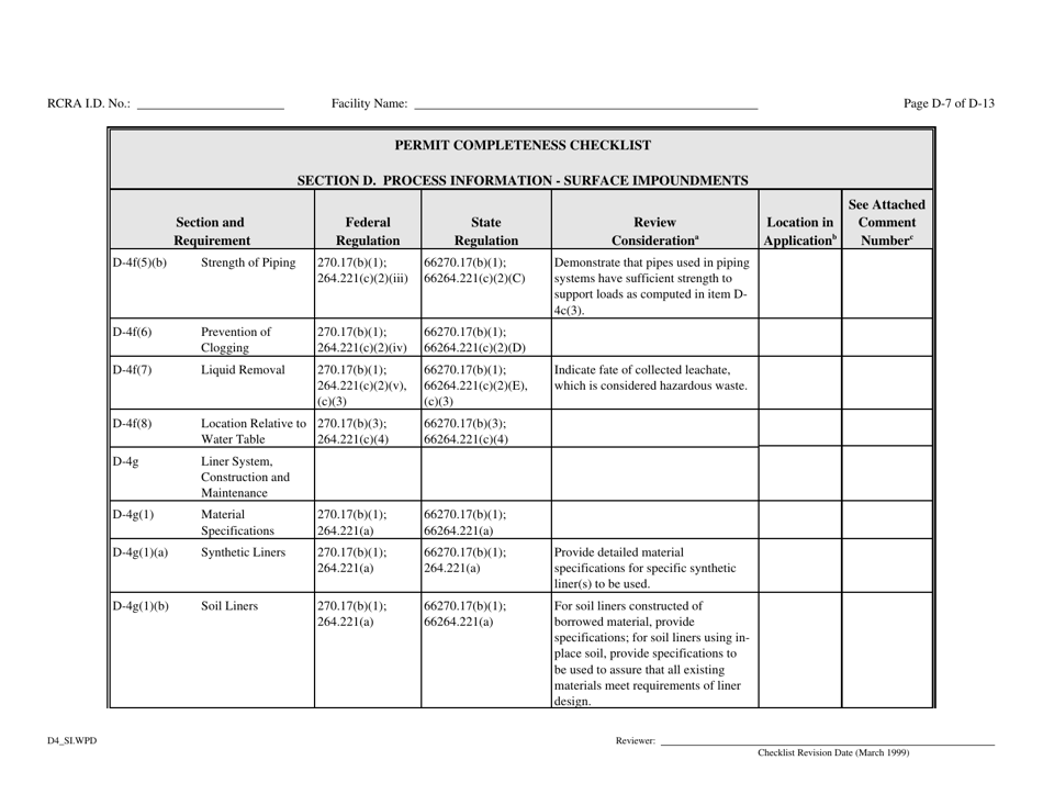 Part B Rcra Hazardous Waste Permit Application - California, Page 45
