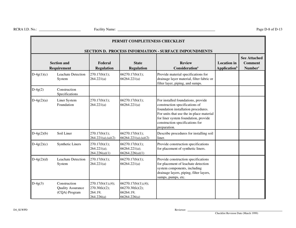 Part B Rcra Hazardous Waste Permit Application - California, Page 46