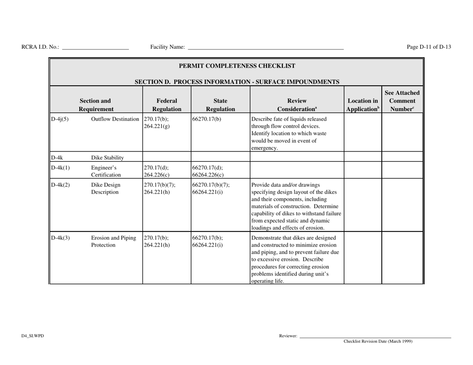 Part B Rcra Hazardous Waste Permit Application - California, Page 49
