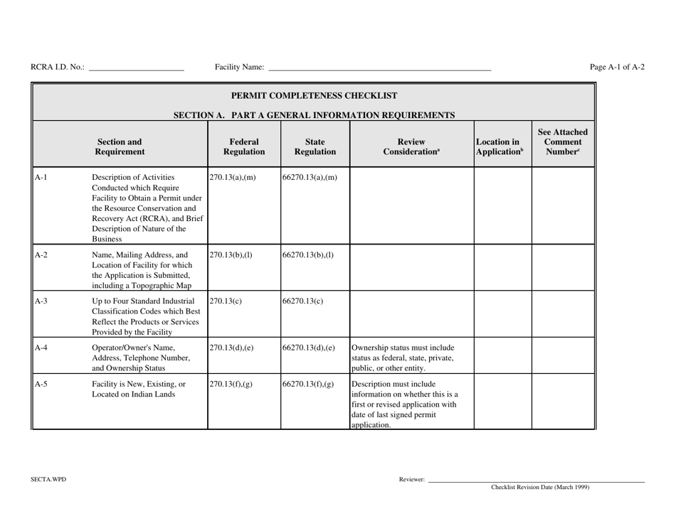 Part B Rcra Hazardous Waste Permit Application - California, Page 4