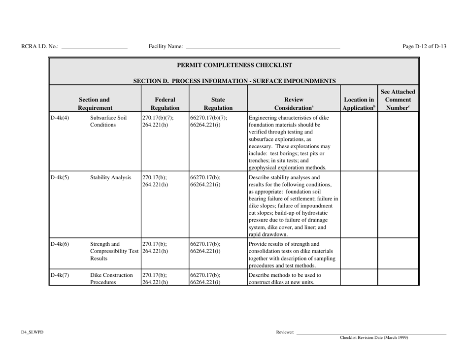 Part B Rcra Hazardous Waste Permit Application - California, Page 50