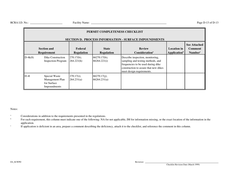 Part B Rcra Hazardous Waste Permit Application - California, Page 51