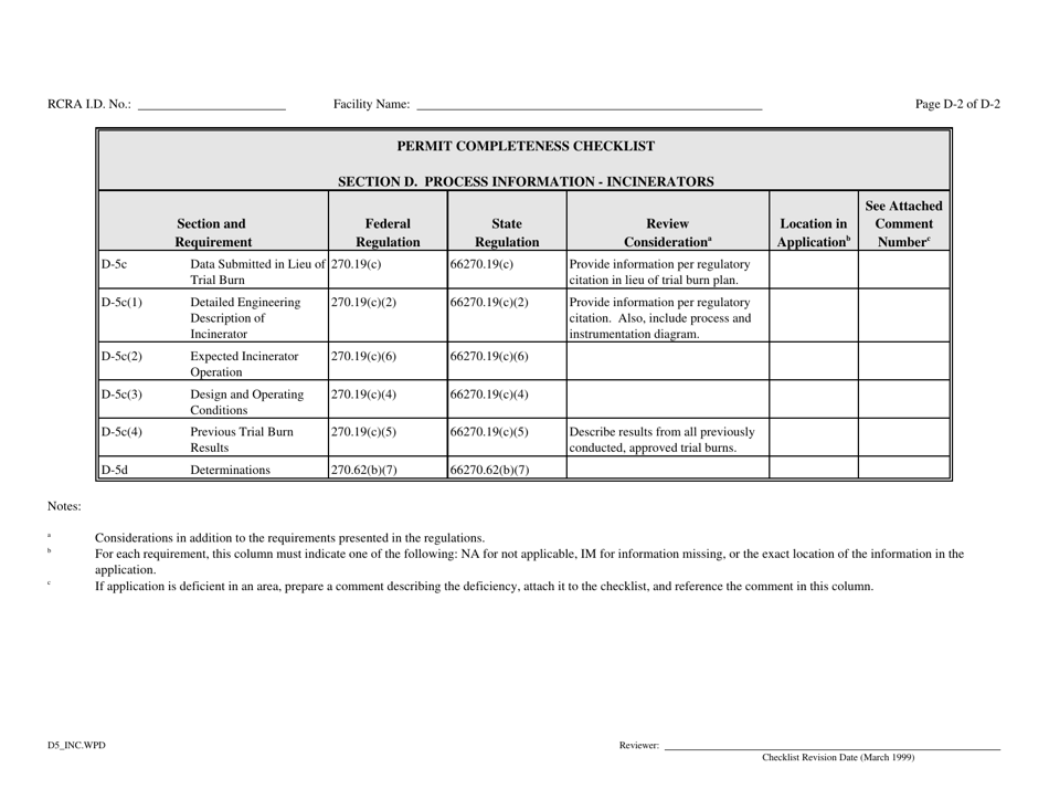 Part B Rcra Hazardous Waste Permit Application - California, Page 53