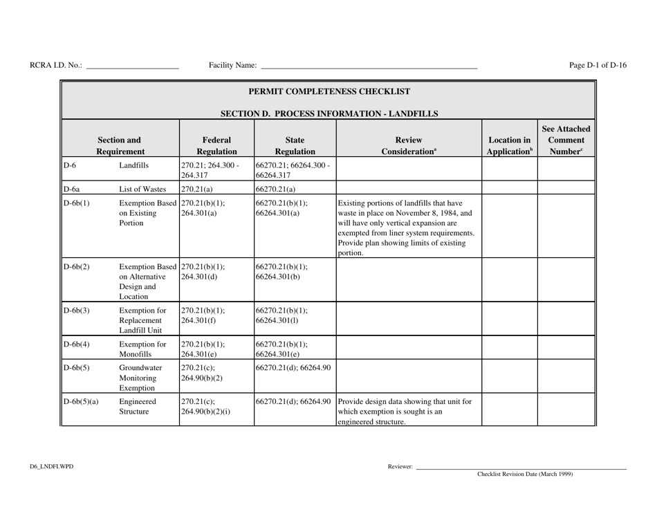 Part B Rcra Hazardous Waste Permit Application - California, Page 54
