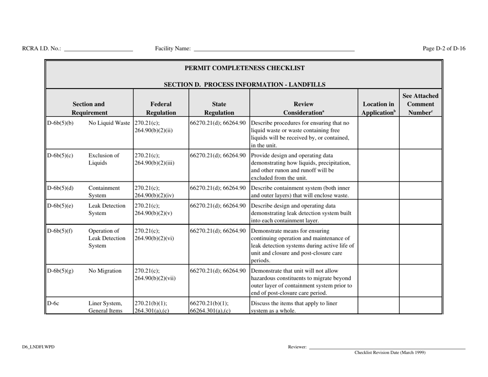 Part B Rcra Hazardous Waste Permit Application - California, Page 55