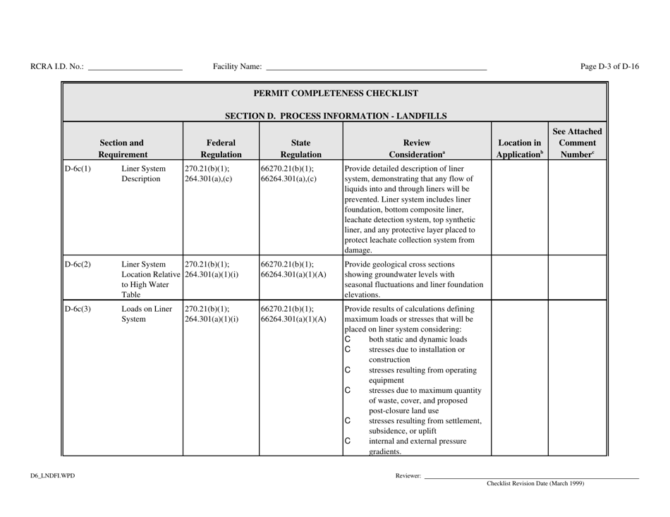 Part B Rcra Hazardous Waste Permit Application - California, Page 56