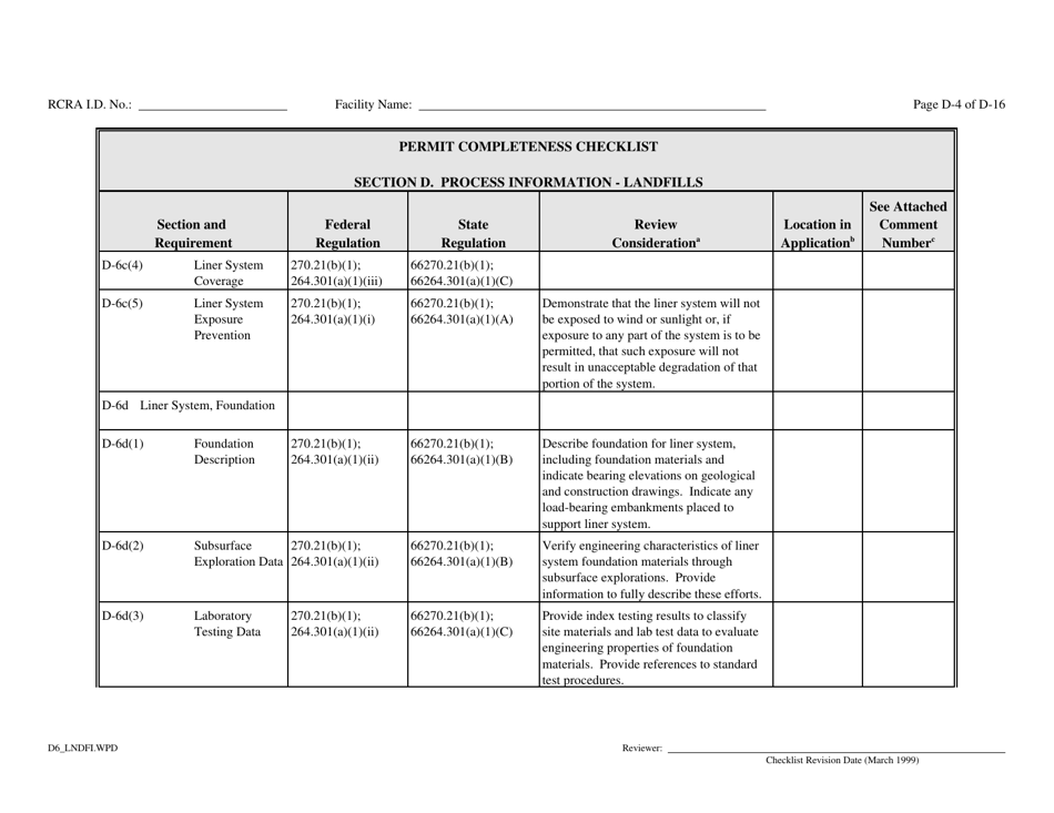 Part B Rcra Hazardous Waste Permit Application - California, Page 57