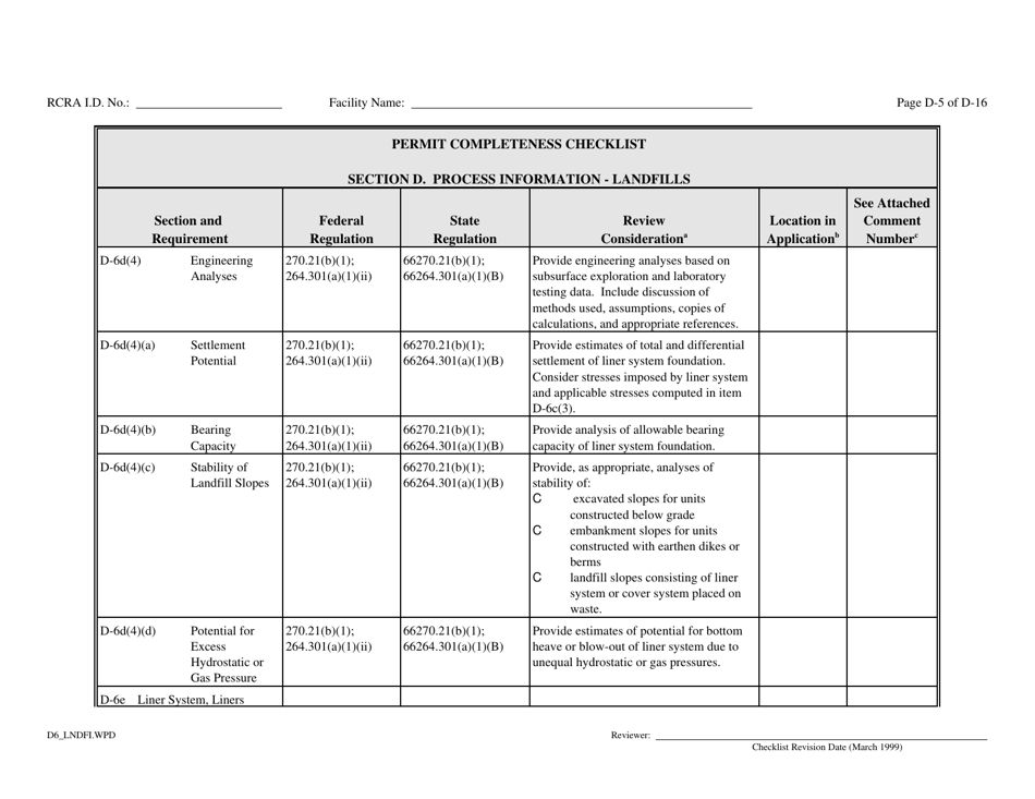 Part B Rcra Hazardous Waste Permit Application - California, Page 58