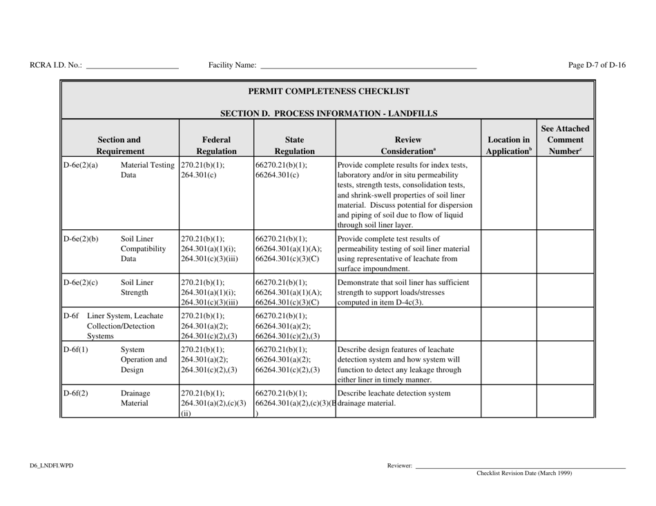 Part B Rcra Hazardous Waste Permit Application - California, Page 60