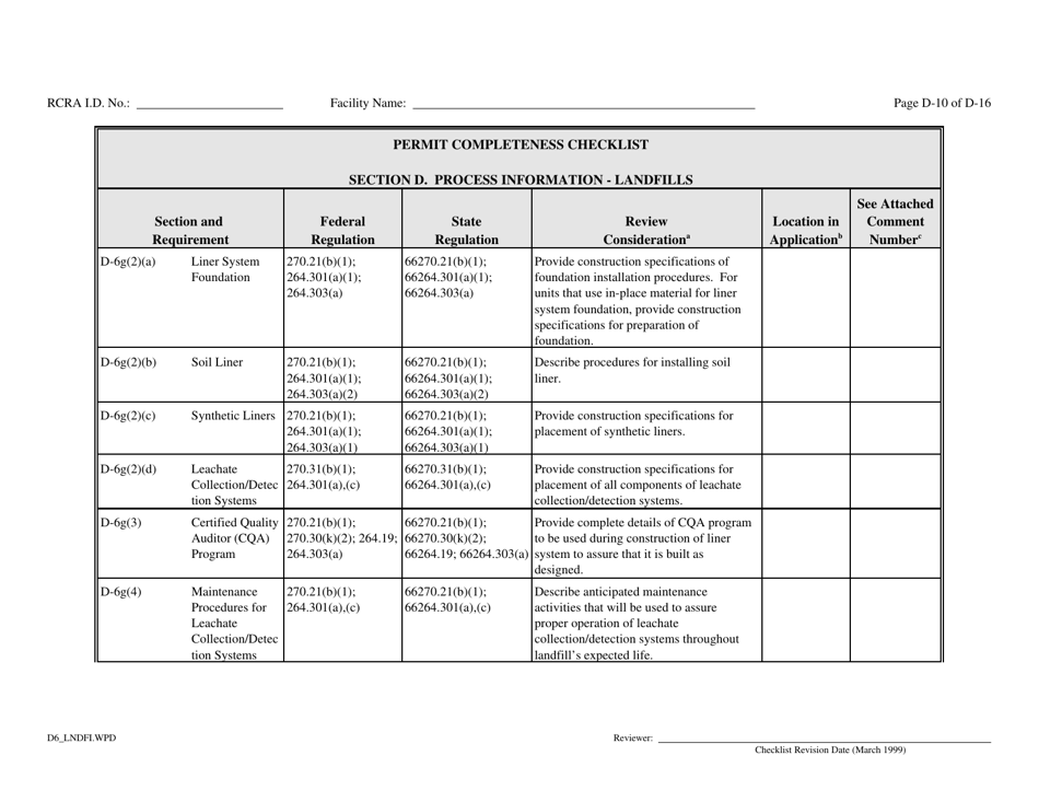 Part B Rcra Hazardous Waste Permit Application - California, Page 63