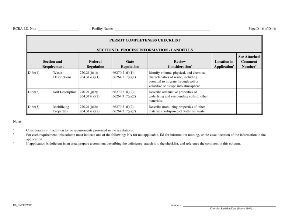 Part B Rcra Hazardous Waste Permit Application - California, Page 69