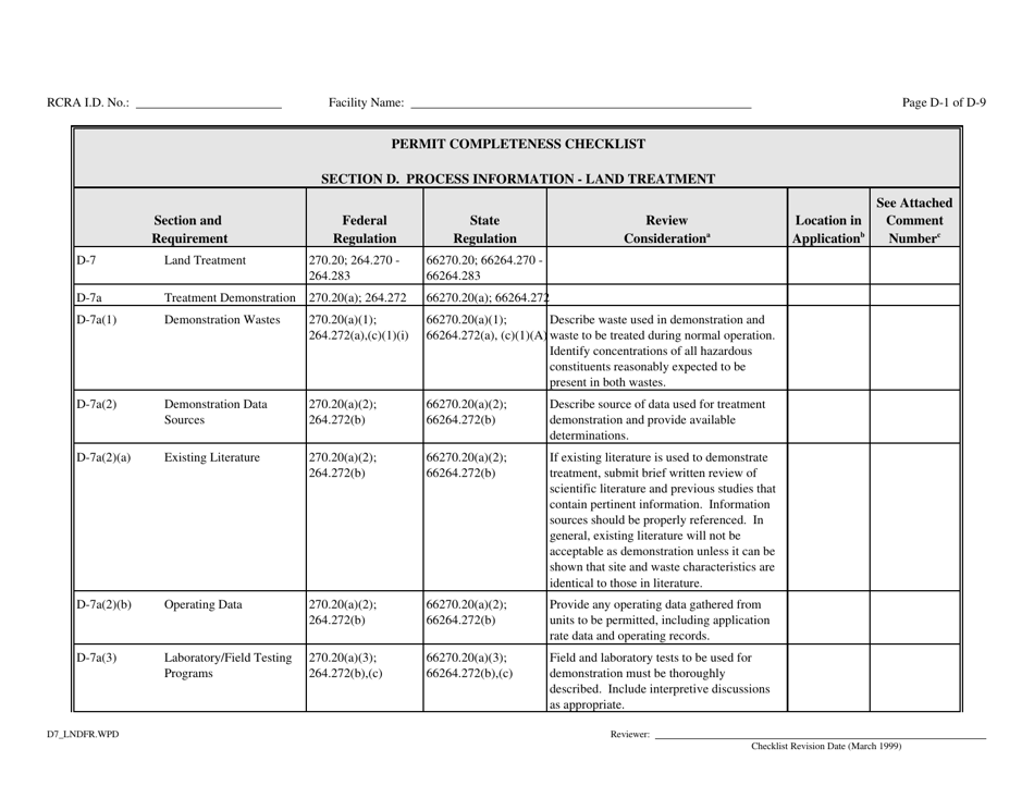 Part B Rcra Hazardous Waste Permit Application - California, Page 70