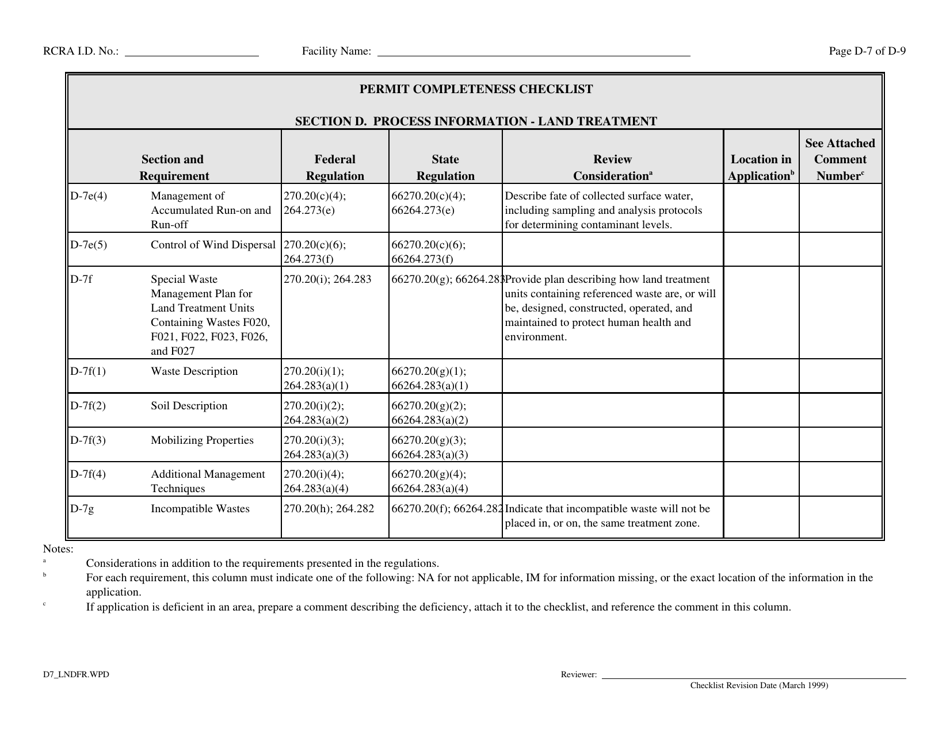 Part B Rcra Hazardous Waste Permit Application - California, Page 76